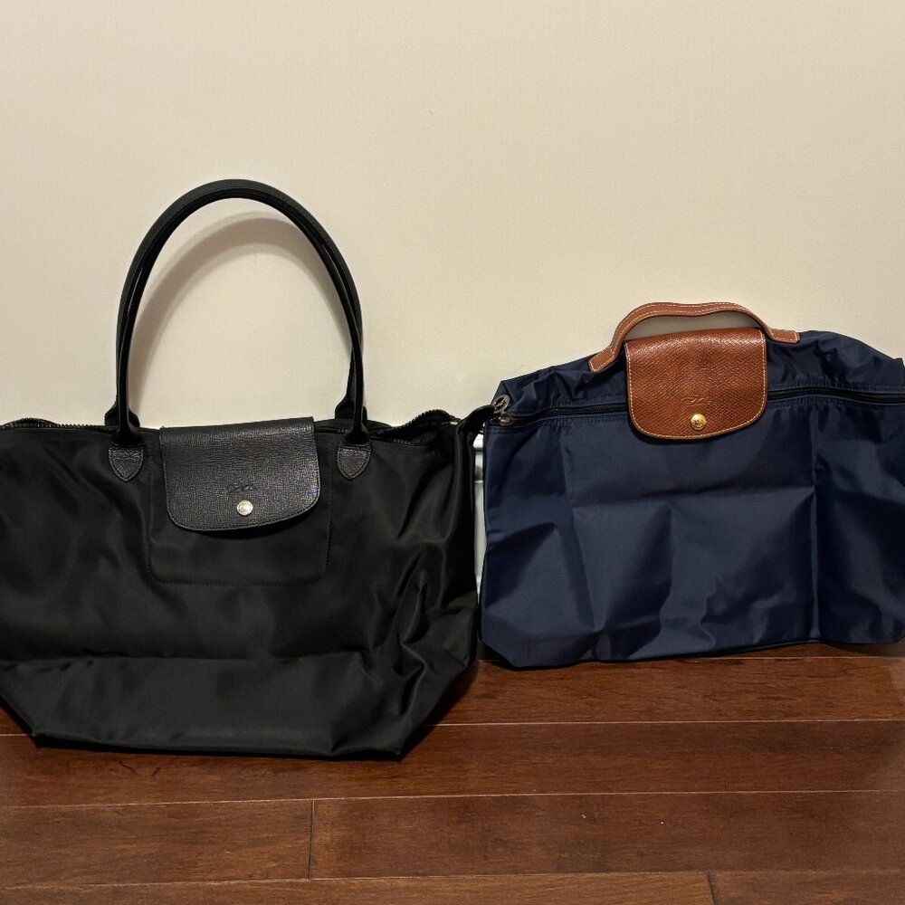 Longchamp Paris Authentic - Two Items - Handbag and Briefcase